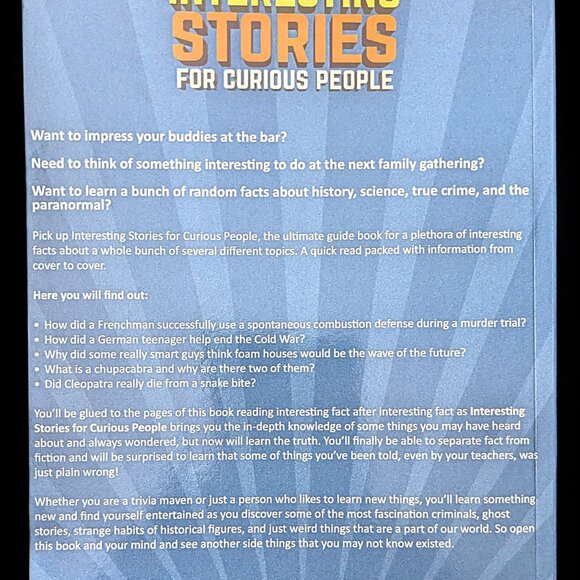 Interesting Stories for Curious People Book NWT - Picture 3 of 3